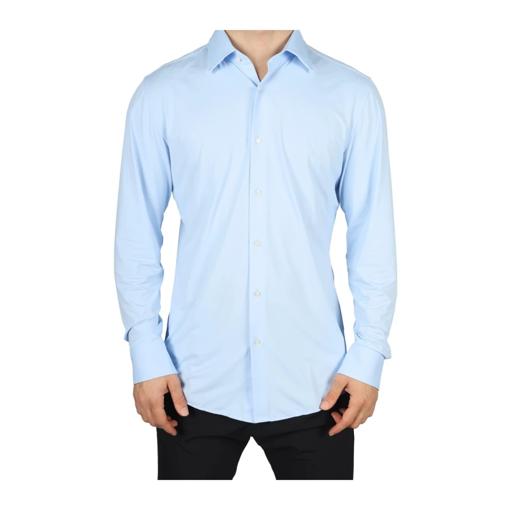 Boss Hank Kent Overhemd Blue Heren