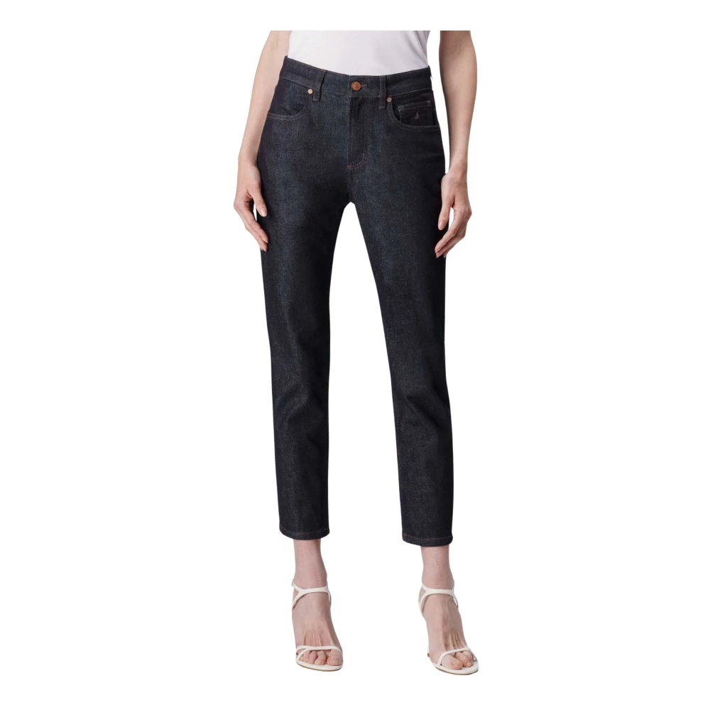Jeckerson Jacqueline Pantalone 5 zak in denim tri-blend Blue Dames