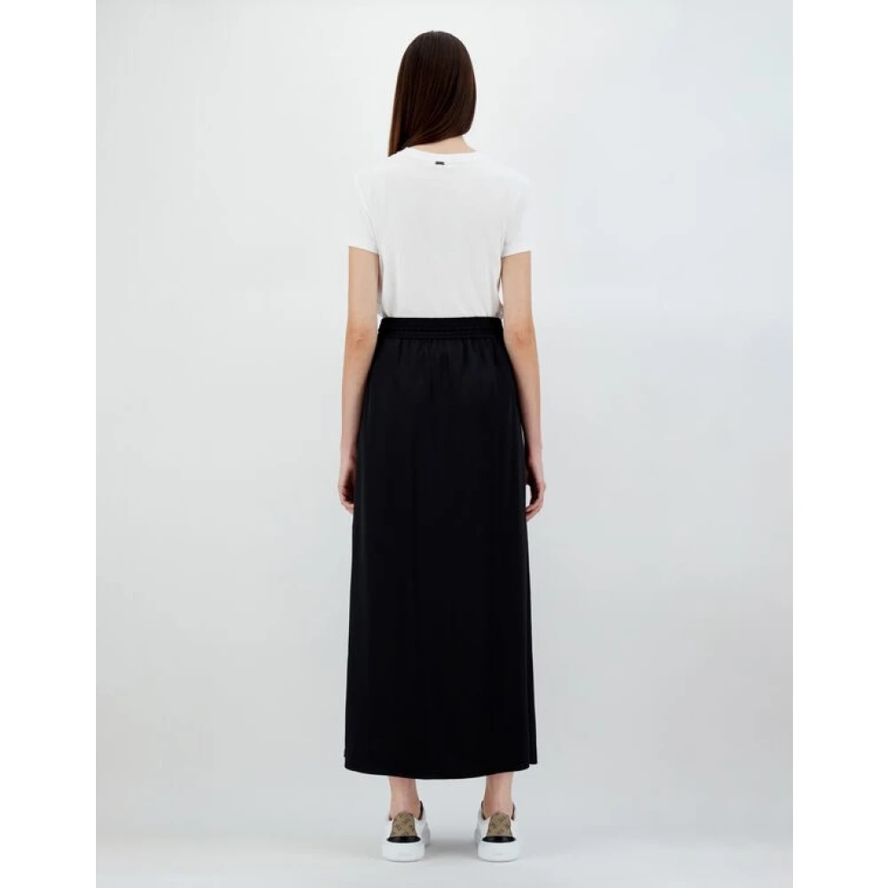 Herno Maxi Rok Black Dames