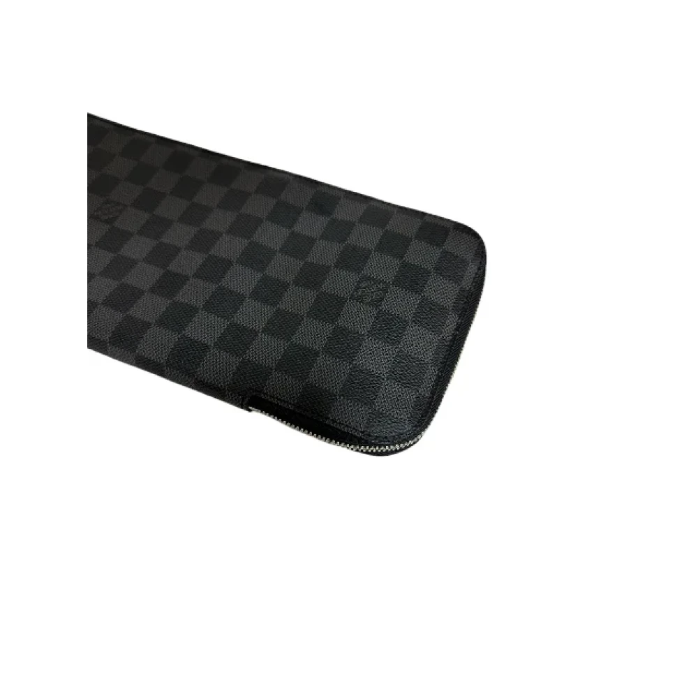 Louis Vuitton Vintage Pre-owned Canvas clutches Black Dames