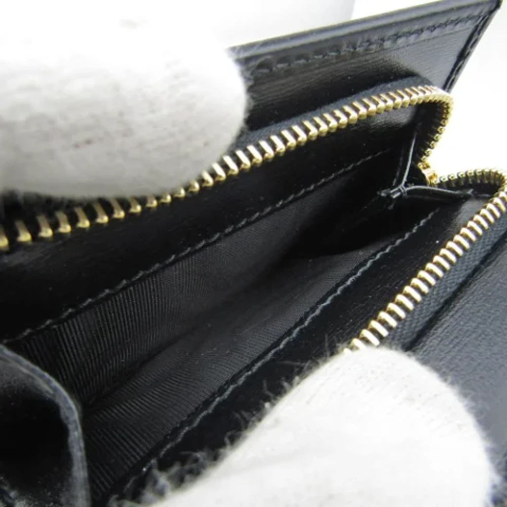 Gucci Vintage Pre-owned Leather wallets Black Dames