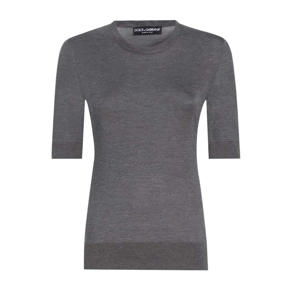 Dolce & Gabbana Stijlvolle Gebreide Trui Gray Dames