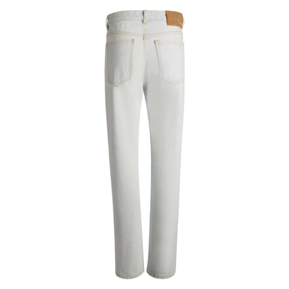 Bally Blauwe Klassieke Vijf-Pocket Broek Blue Dames