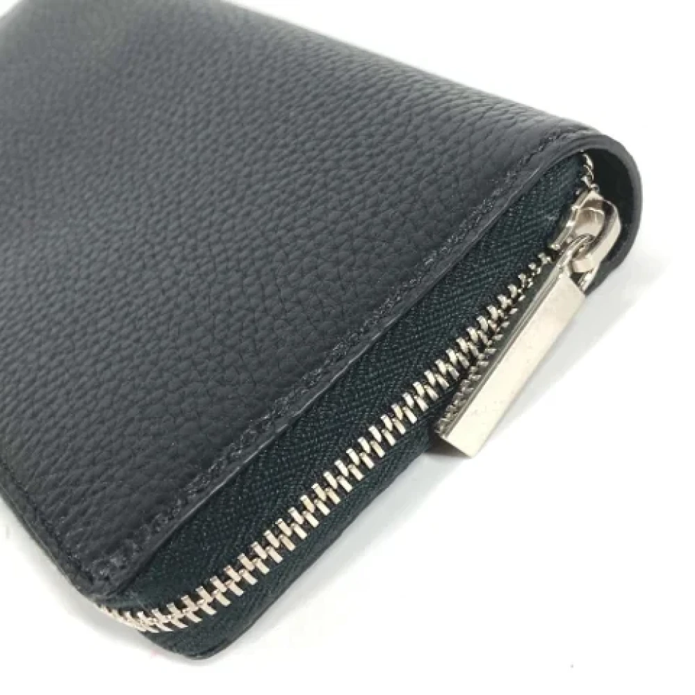 Gucci Vintage Pre-owned Leather wallets Black Dames
