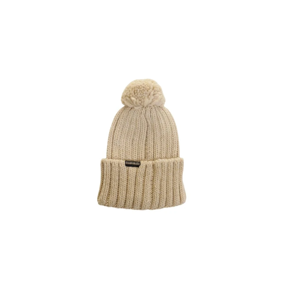 Napapijri Beige Acryl Hoed & Muts Beige Heren