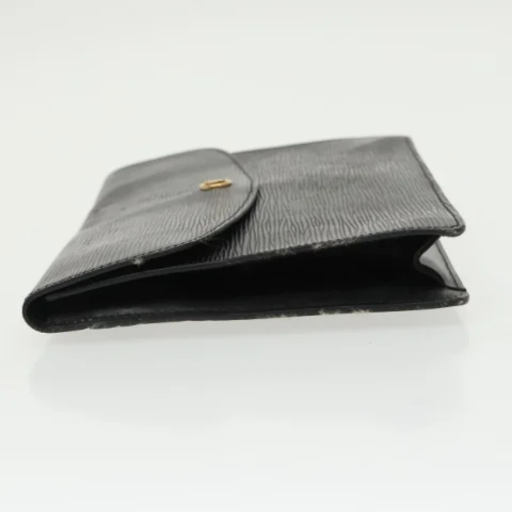 Louis Vuitton Vintage Pre-owned Leather clutches Black Dames
