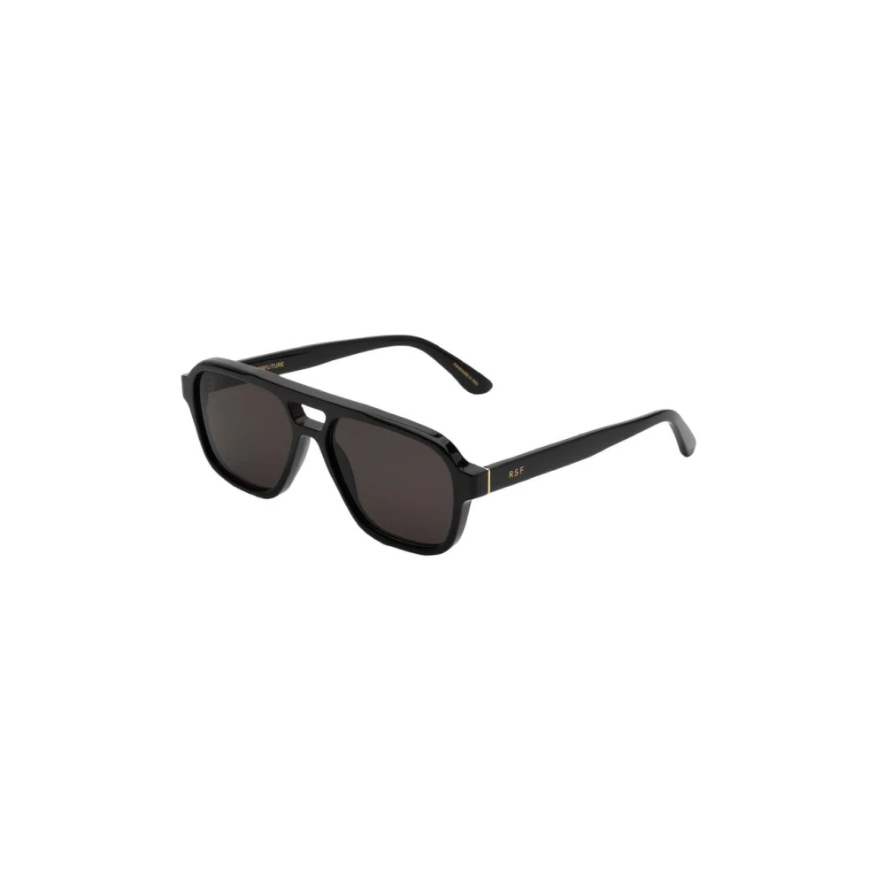 Retrosuperfuture Unisex Grey Pez Maneval Black Sunglasses Acetate Black Squared Normal - Image 2