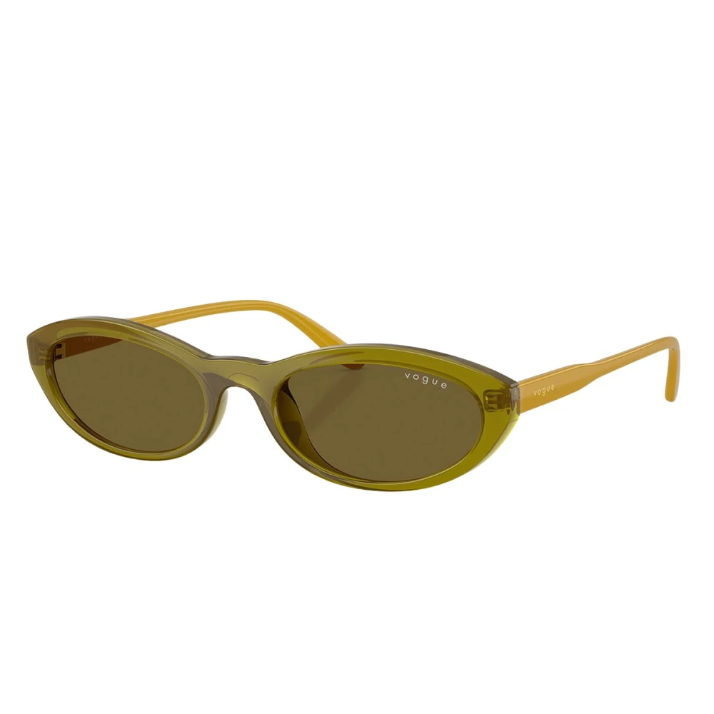 Vogue Unisex Green Oval Sunglasses - Sunglasses - 54 Mm - Accessories