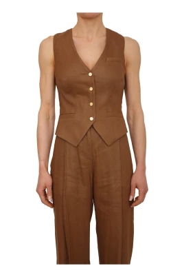 Asymmetric Cuts Waistcoat