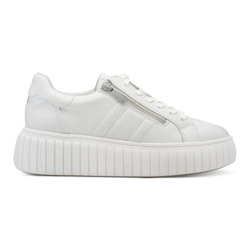 Tamaris Witte Sneakers met Relax Fit Technologie Dames Schoenen