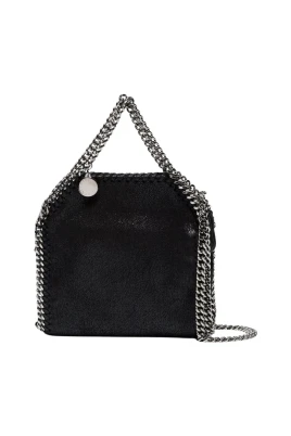 Elegant Svart Whipstitch Liten Tote