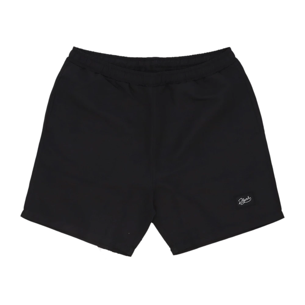 Dolly Noire Men's Black Easy Shorts With Elastic Waist - Casual Shorts - Xl - Shorts