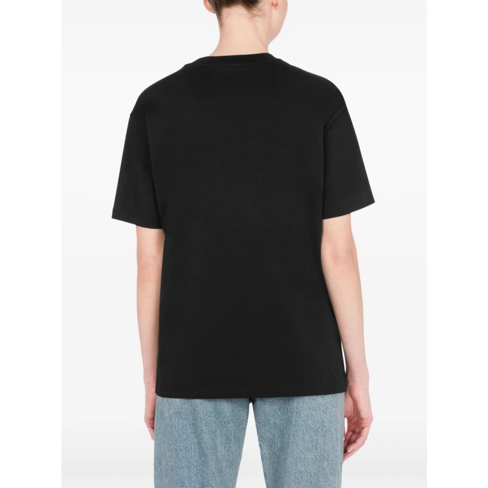 Moschino Grafische Print Dames T-shirt Black Dames