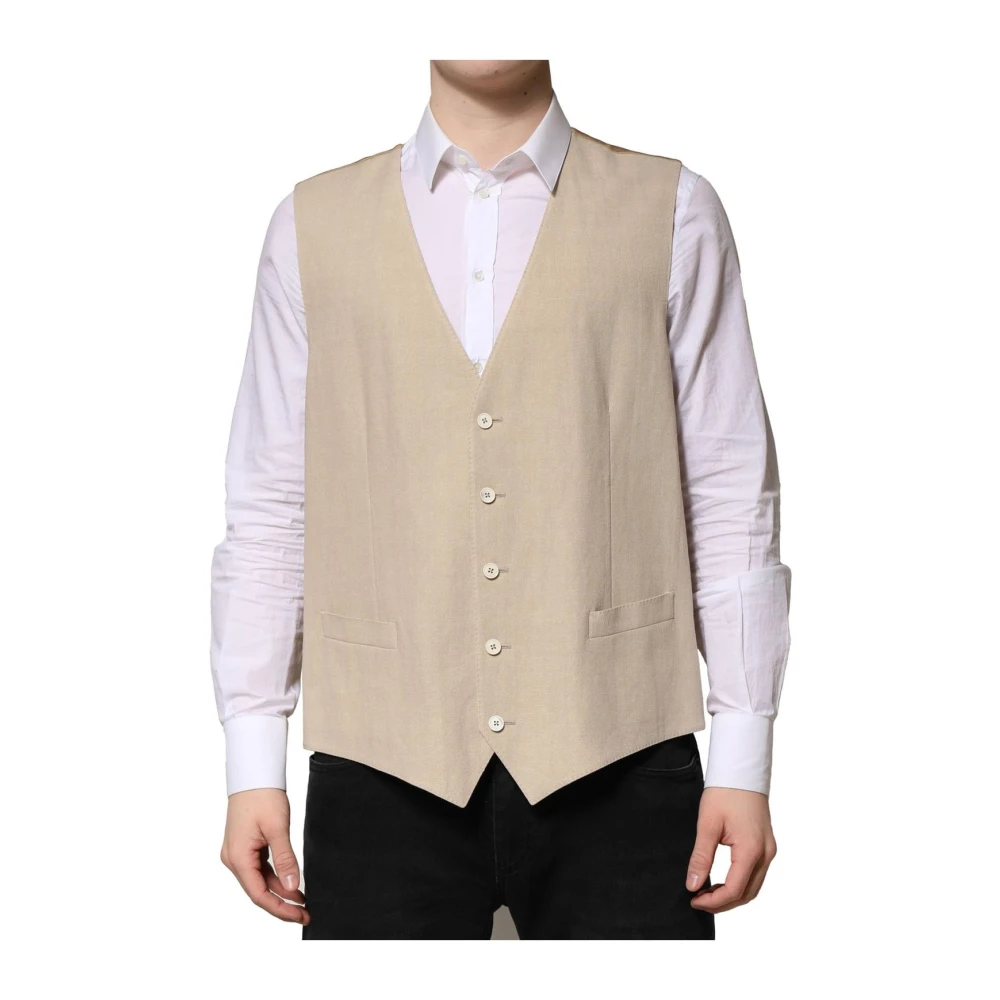 Dolce & Gabbana Herren Beige Anzüge, Lgröße: