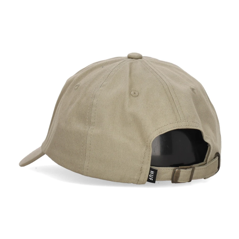 HUF Gebogen Klep Pet 6 Panel Hoed Beige Heren
