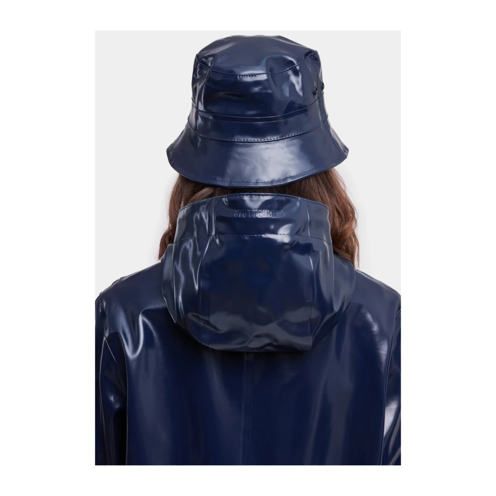 Stutterheim Opal Waterdichte Bucket Hoed Blue Unisex