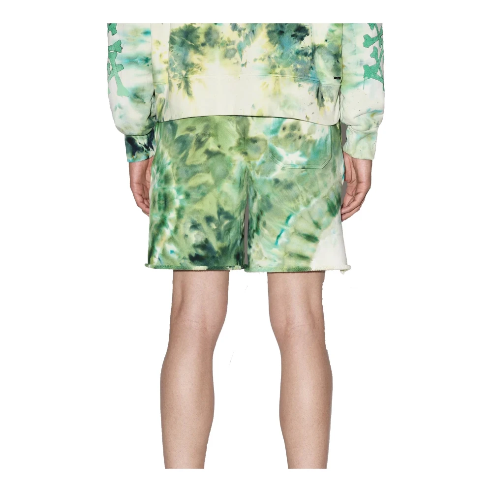 Amiri Groene Katoenen Shorts met Elastische Taille Green Heren