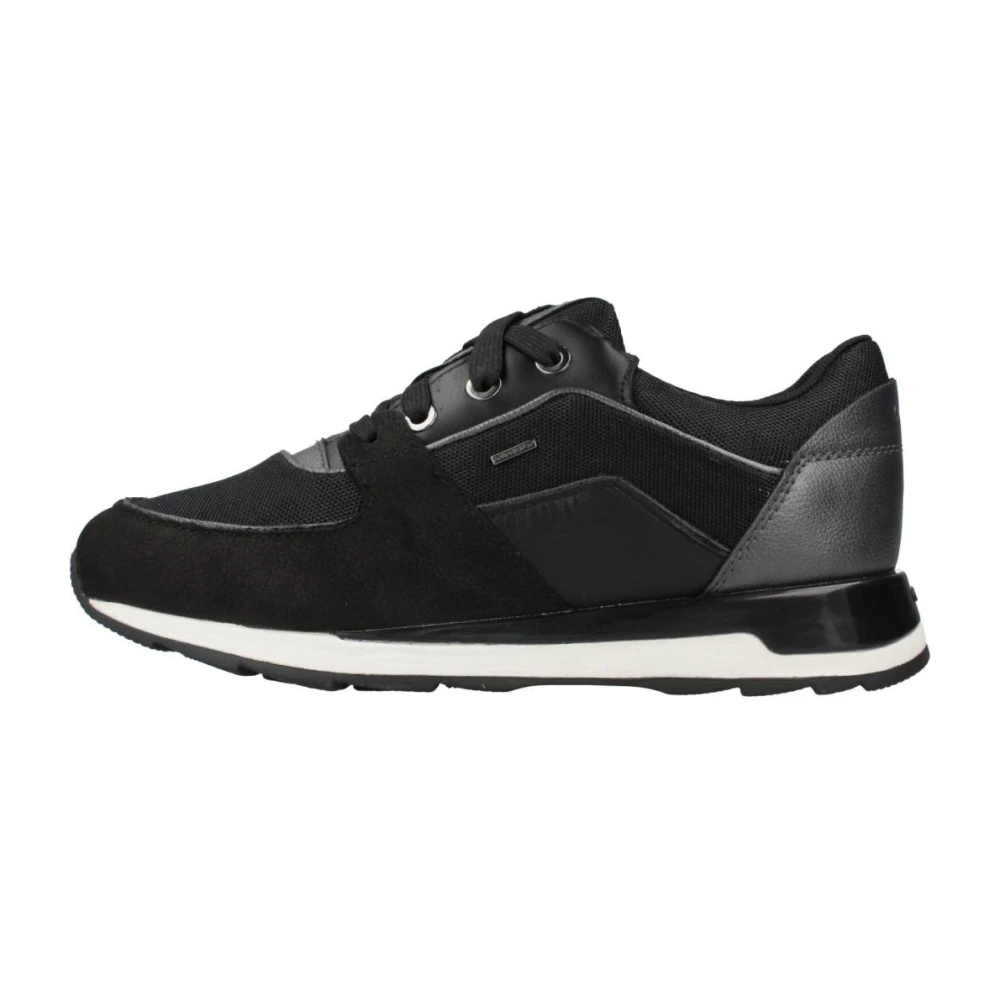 Geox Stijlvolle Casual Sneakers Dames Schoenen Zwart