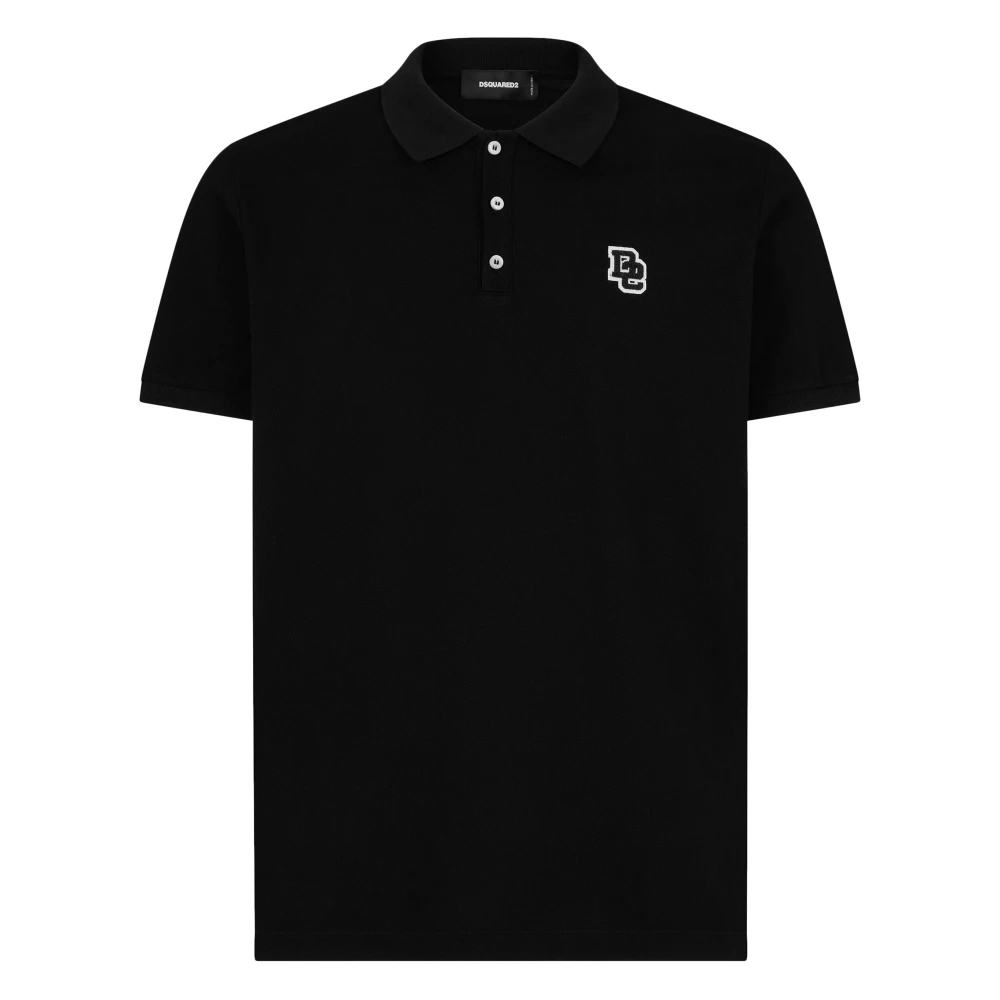 Dsquared2 Zwarte T-shirts en Polos Black Heren