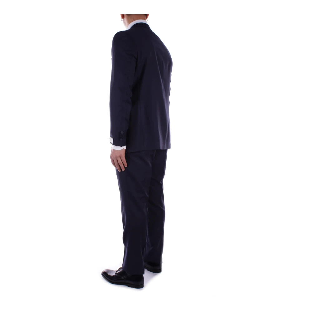 Tagliatore Single Breasted Suits Blue Heren
