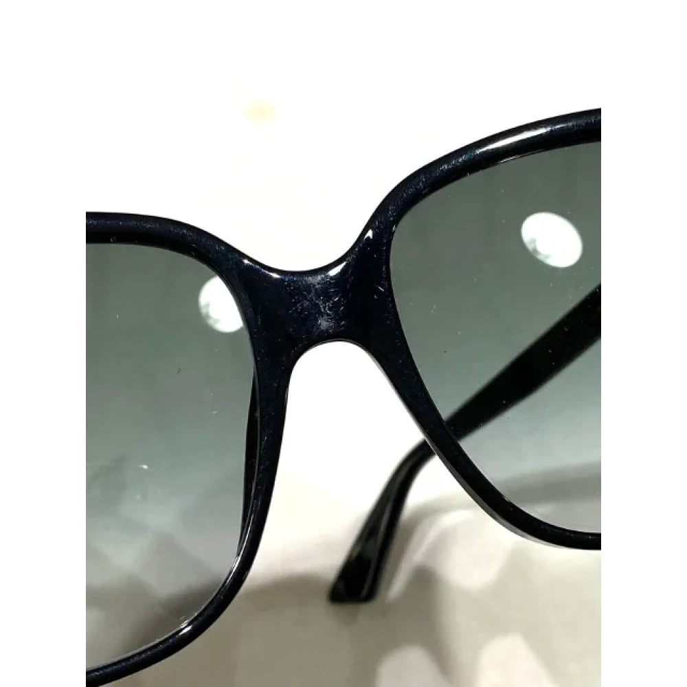 Gucci Vintage Pre-owned Plastic sunglasses Black Dames