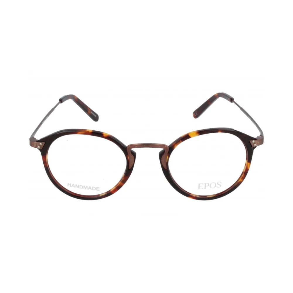 Epos Stijlvolle Demone Brilmontuur met Garantie Brown Unisex