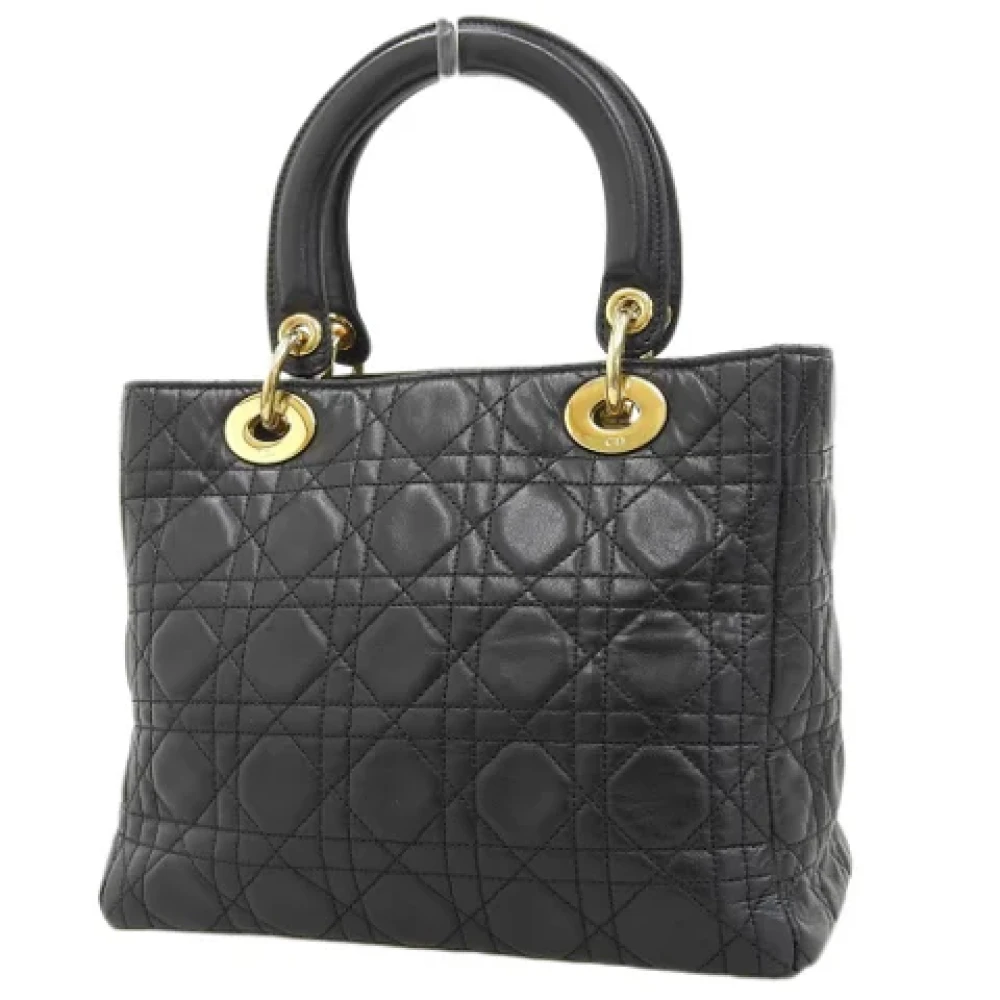 Dior Vintage Pre-owned Fabric dior-bags Black Dames