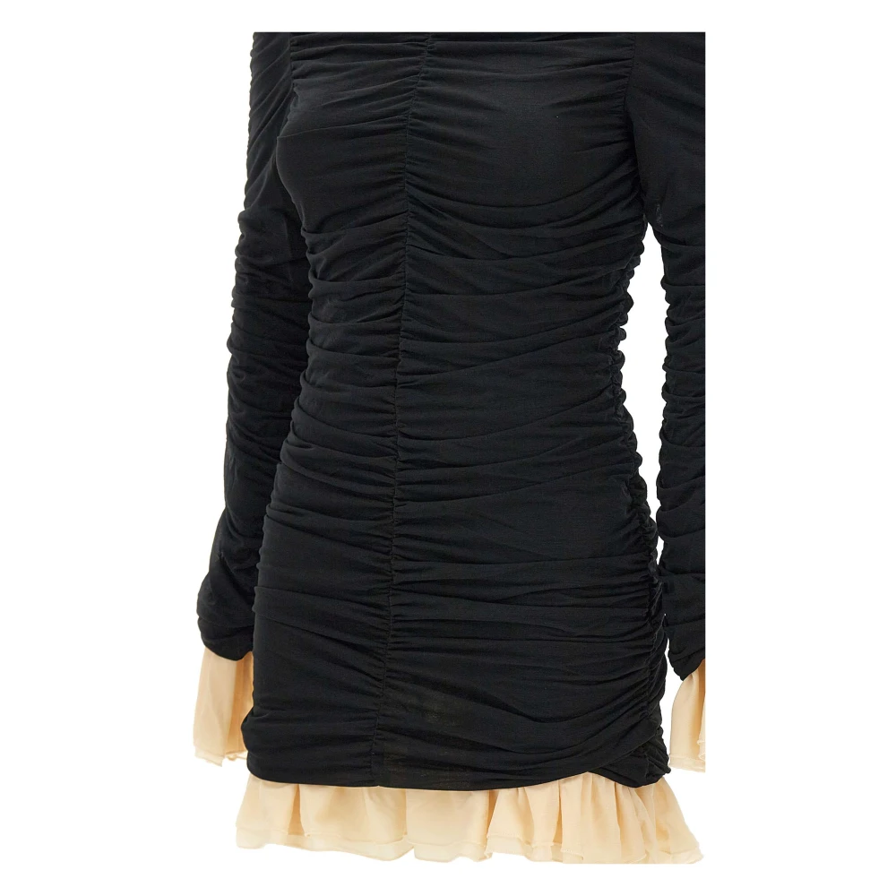 Rotate Birger Christensen Zwarte Elegante Jurk Black Dames