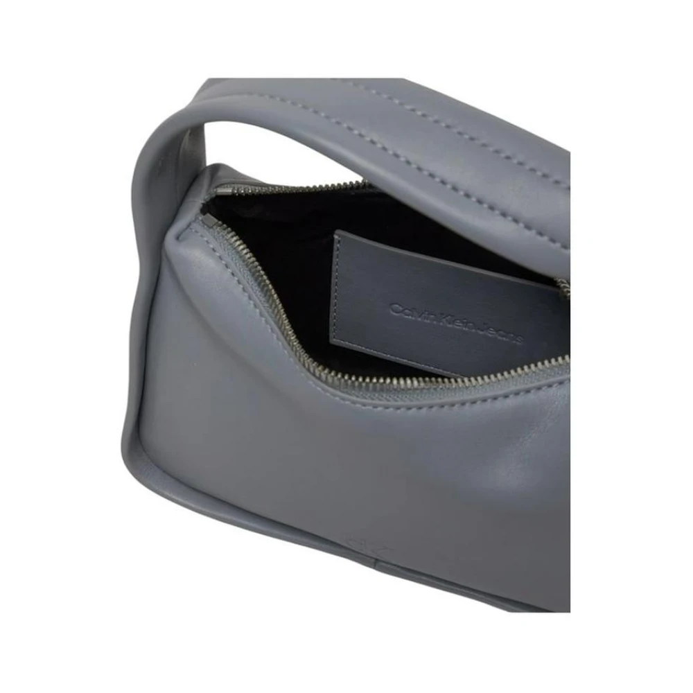 Calvin Klein Geknoopte Mini Handtas Gray Dames