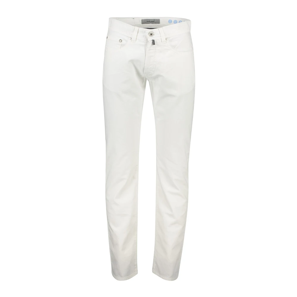 Pierre Cardin Witte Zomer 5-Pocket Jeans White Heren