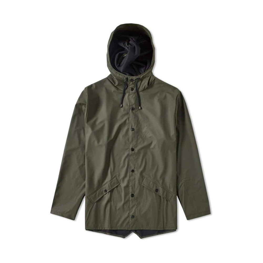 Rains Contemporary Unisex Groene Jas Green Heren