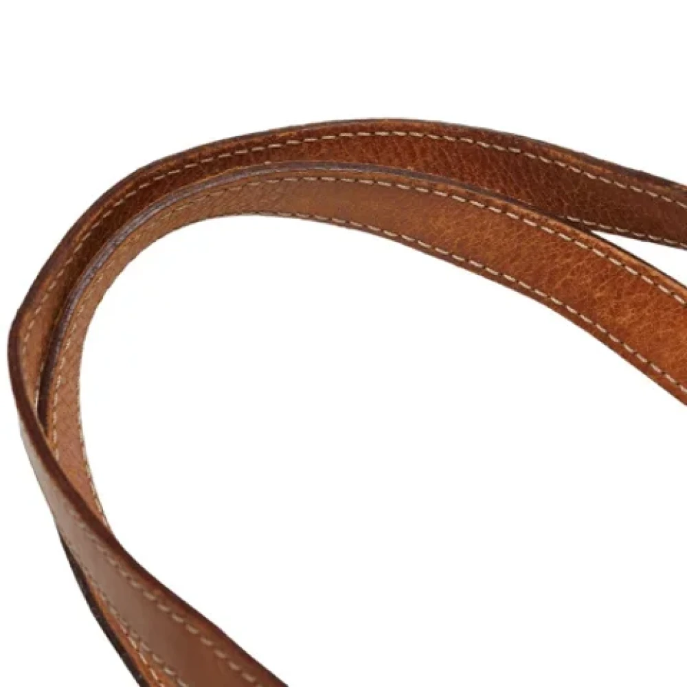 Celine Vintage Pre-owned Leather celine-bags Brown Dames