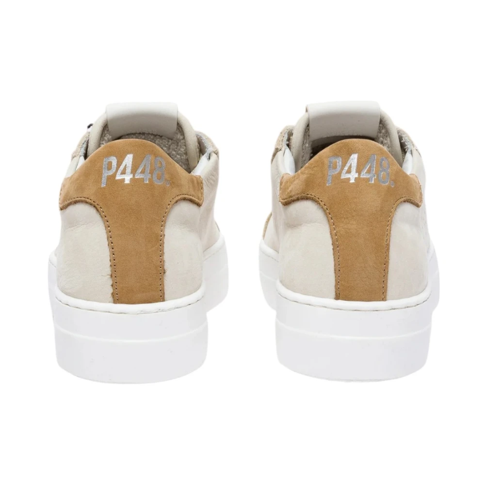 P448 Polyester Sneaker Lichtgewicht Comfortabel Stijlvol Beige Dames