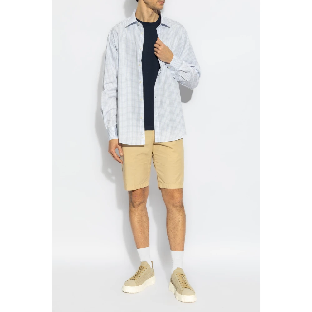 PAUL & SHARK Geruit overhemd Blue Heren