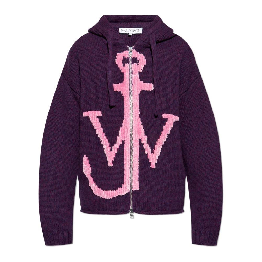 JW Anderson Capuchonvest Purple Heren