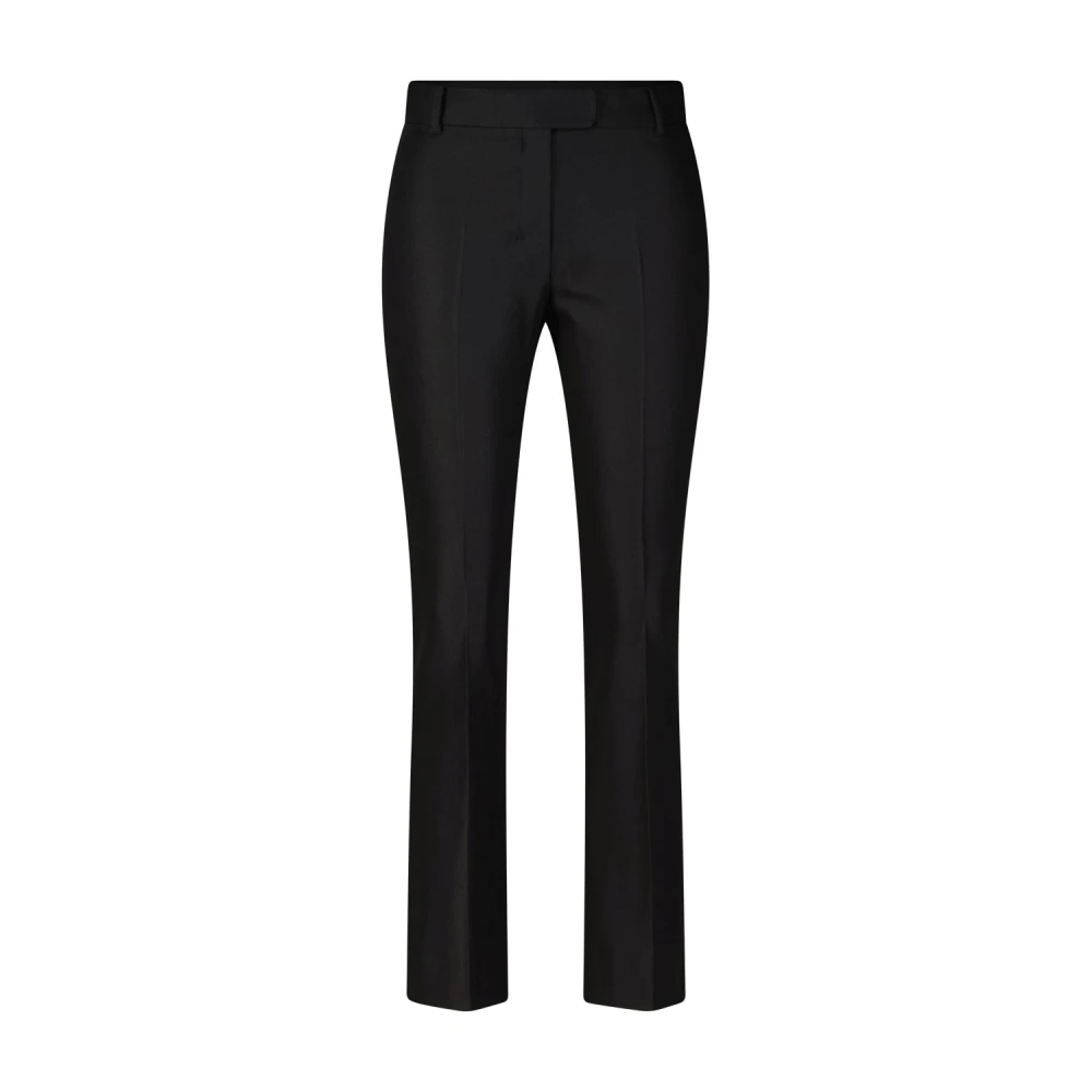 Max Mara Elegante Slim Fit Broek Black Dames