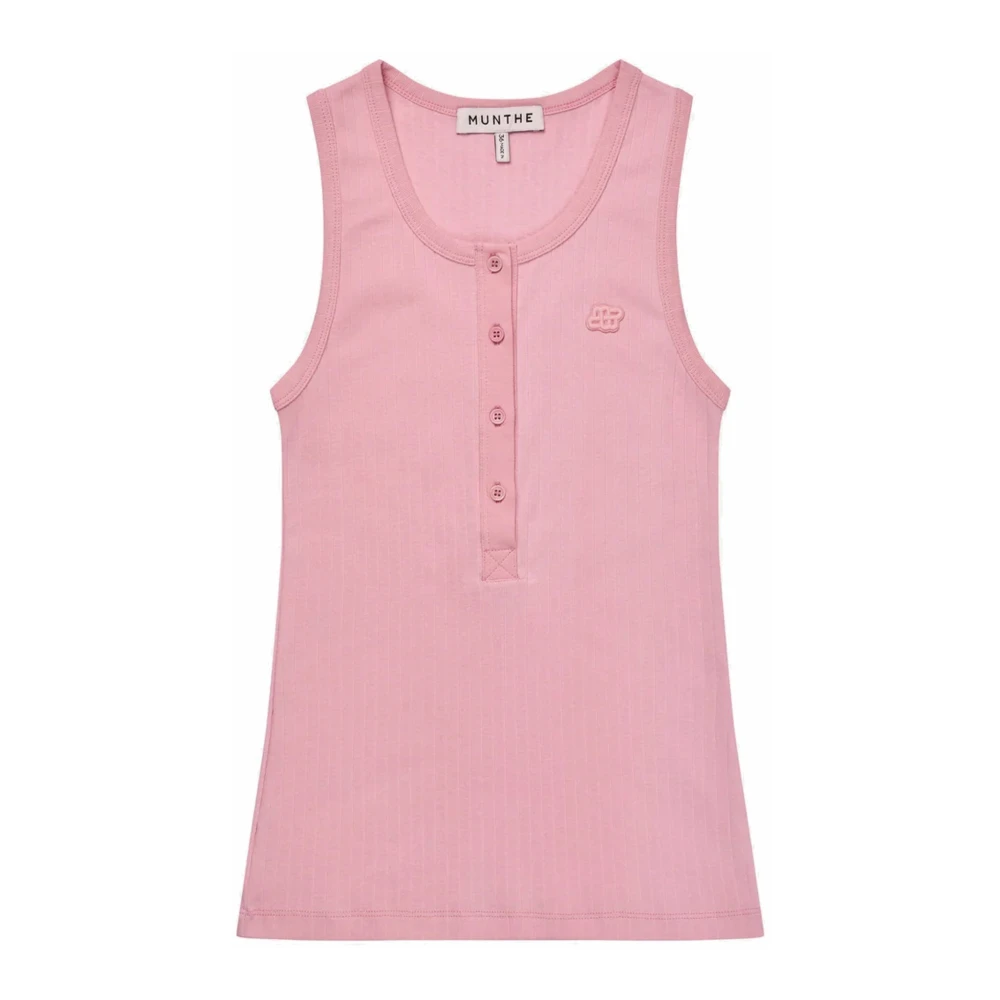 Munthe Women's Pink Taisa Top - Sleeveless Tops - 2XL - Tops