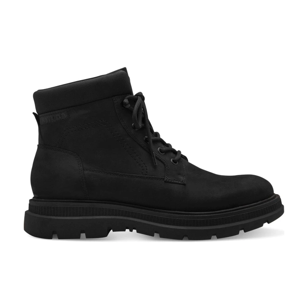 S.oliver Men's Black Lace-Up Boots, 7 Uk, Casual Ankle Boots For