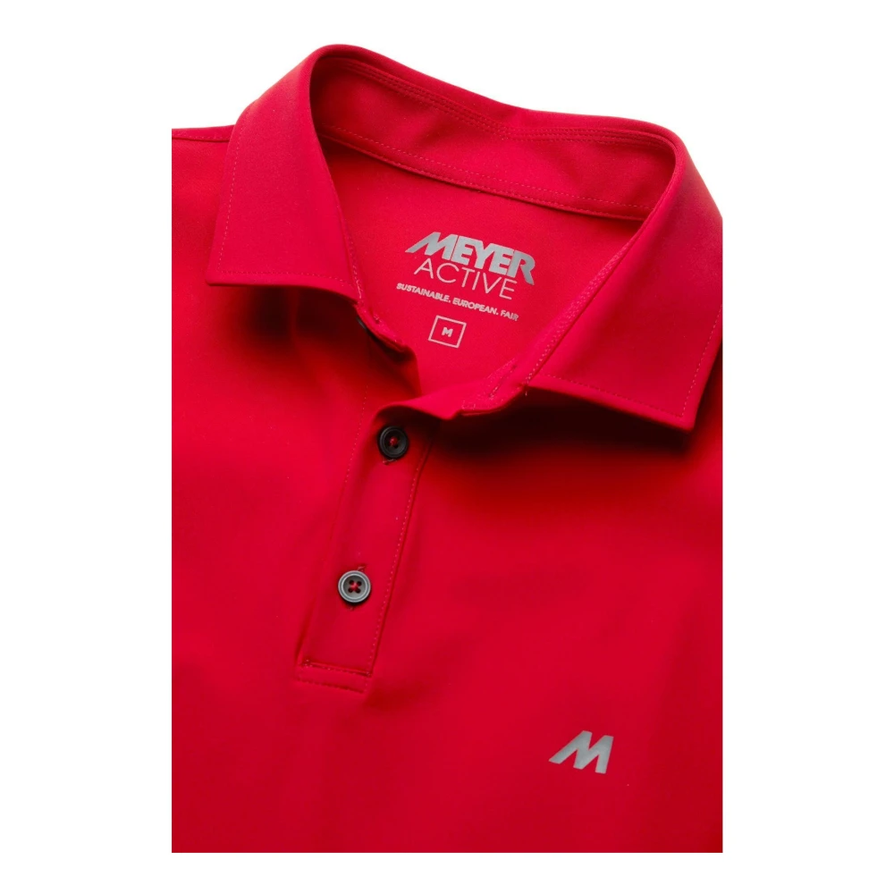 Meyer Bryson Poloshirt Red Heren