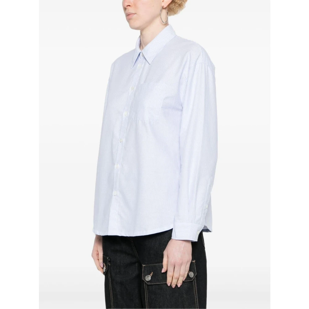 A.p.c. Stijlvolle shirt met Chemise IAA Blue Dames