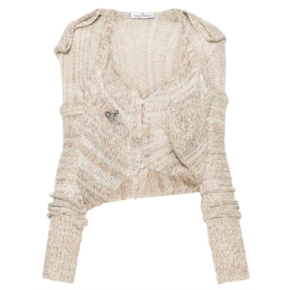 Vivienne Westwood Zilver Haver Jas Stijlvol en Chic Beige Dames