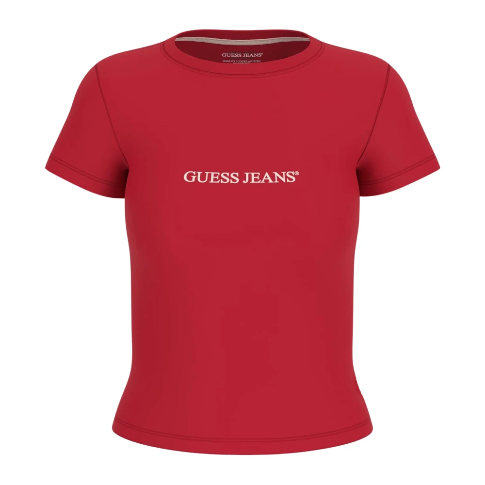 Guess - Tops > T-Shirts - Red - Guess - Modalova