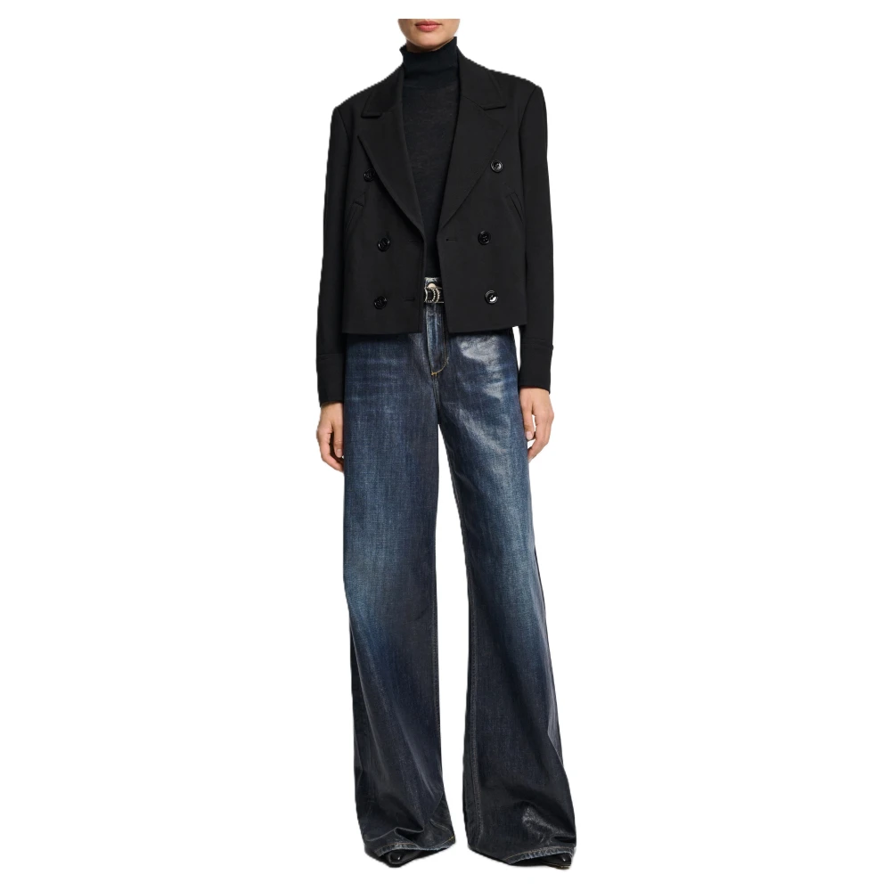 dorothee schumacher Twisted Lightness Boxy Jacket Black Dames