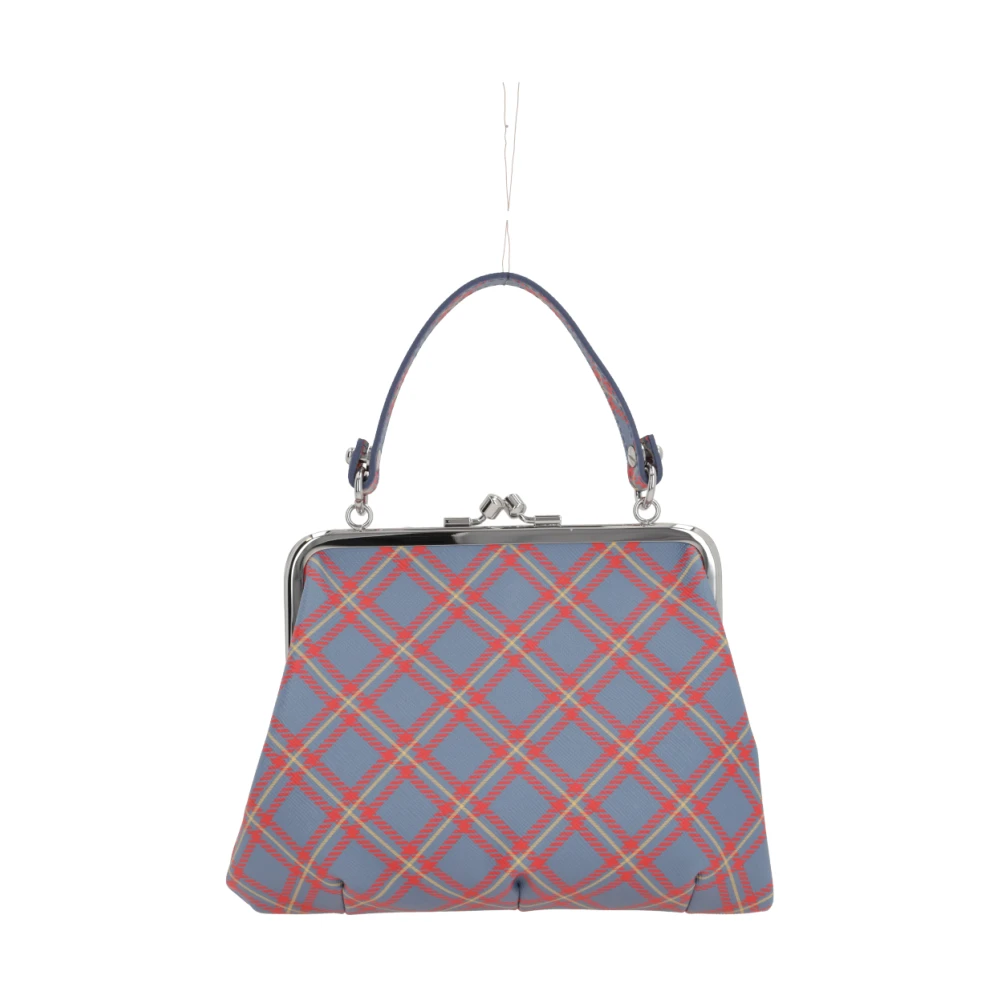 Vivienne Westwood Tartan Eco-lederen Handtas met Kettingriem Multicolor Dames