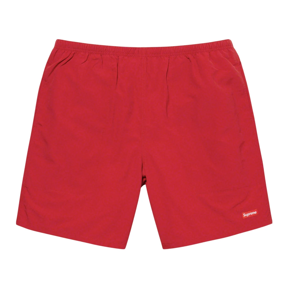 Supreme Rode Nylon Zwemshort Limited Edition Red Heren