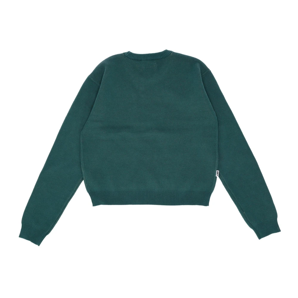 Obey Donkere Ceder Lichtgewicht Crew-Neck Sweater Green Dames