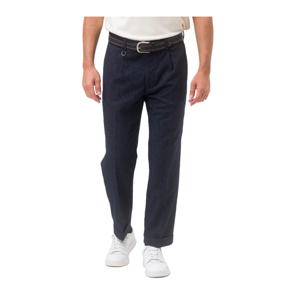 Paolo Pecora Denim Regular Fit Maatwerk Broek Blue Heren