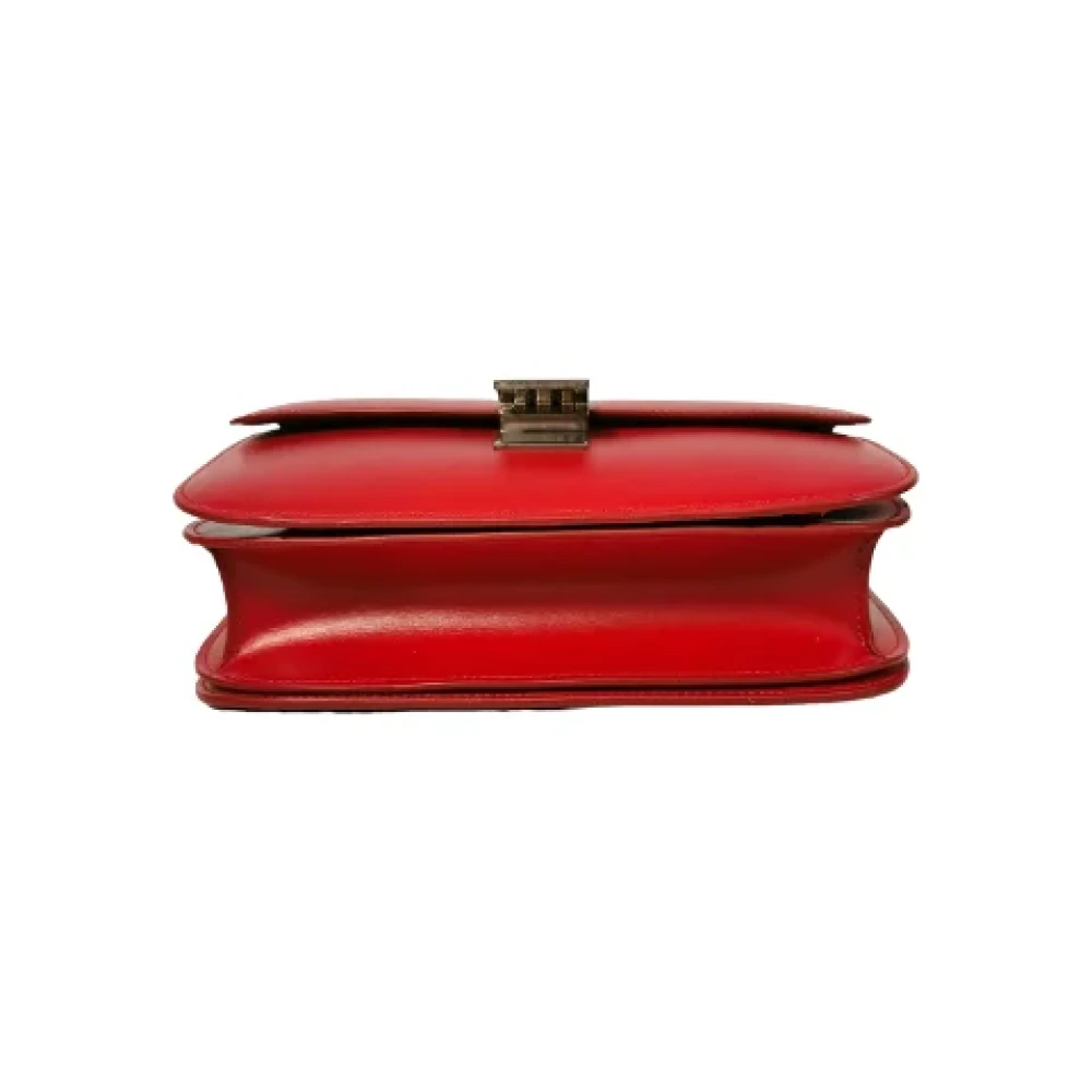 Celine Vintage Pre-owned Leather celine-bags Red Dames