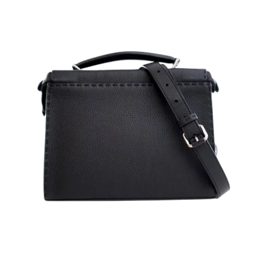 Fendi Vintage Pre-owned Leather fendi-bags Black Dames
