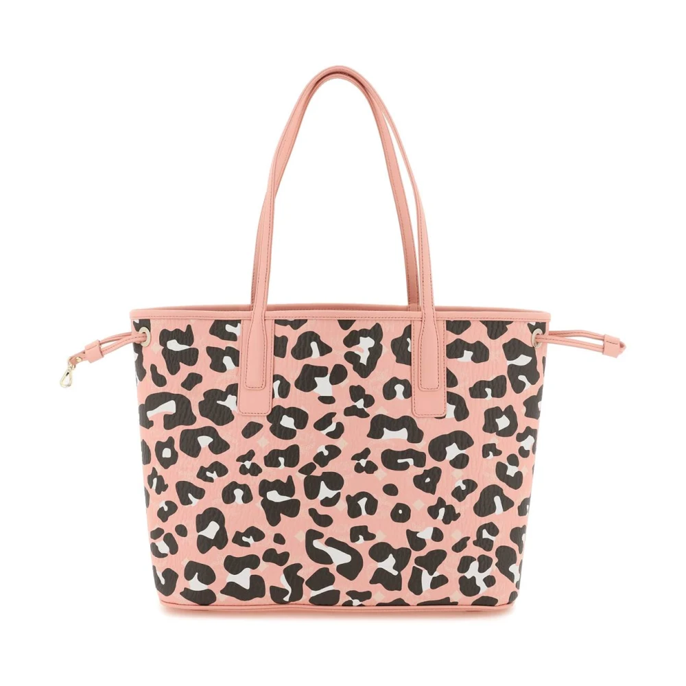 MCM Animal-Print Coated Canvas Tote Bag Multicolor Dames